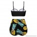 Swimsuits for Women High Waisted Bathing Suits Bikini Set Womens Two Piece Vintage Floral Print Swimsuits Bikinis Yellow B07NRRRGF9